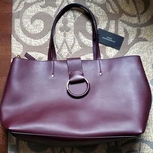 BNWT ZARA Plum Tote Bag